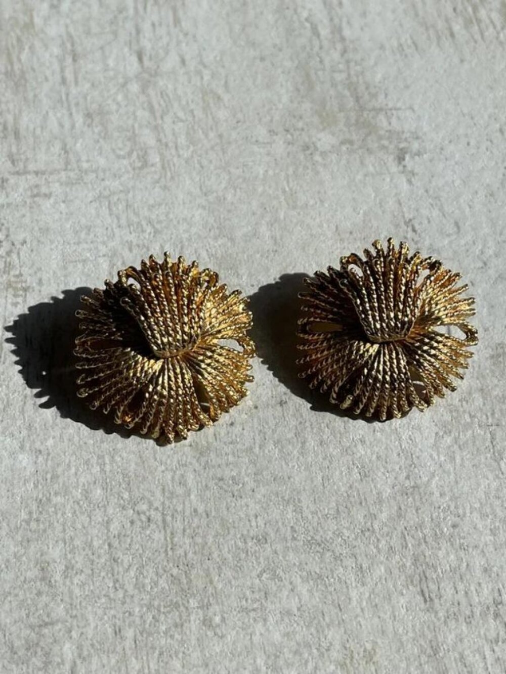 Vintage Celebrity Rhinestone Clip-On Earrings
